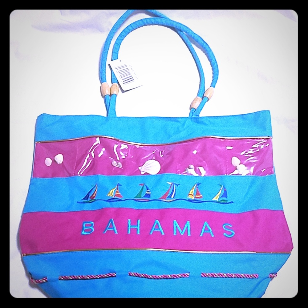NWT Swim Accessory Bahamas Beach Bag